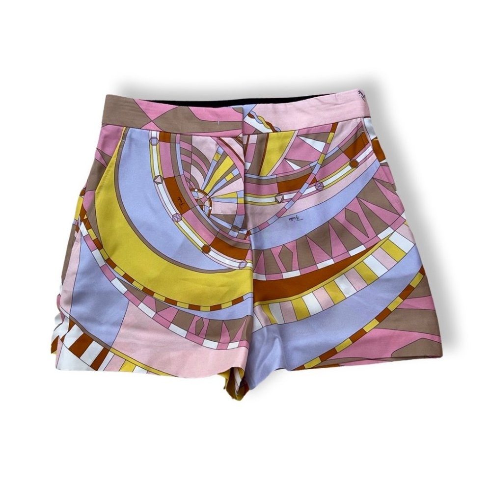 Emilio Pucci Multicolor Patterned Women Shorts